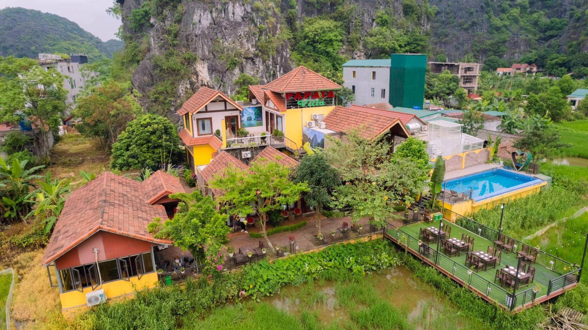 Papaya Bungalow & Rice Fields Daire Ninh Binh Dış mekan fotoğraf