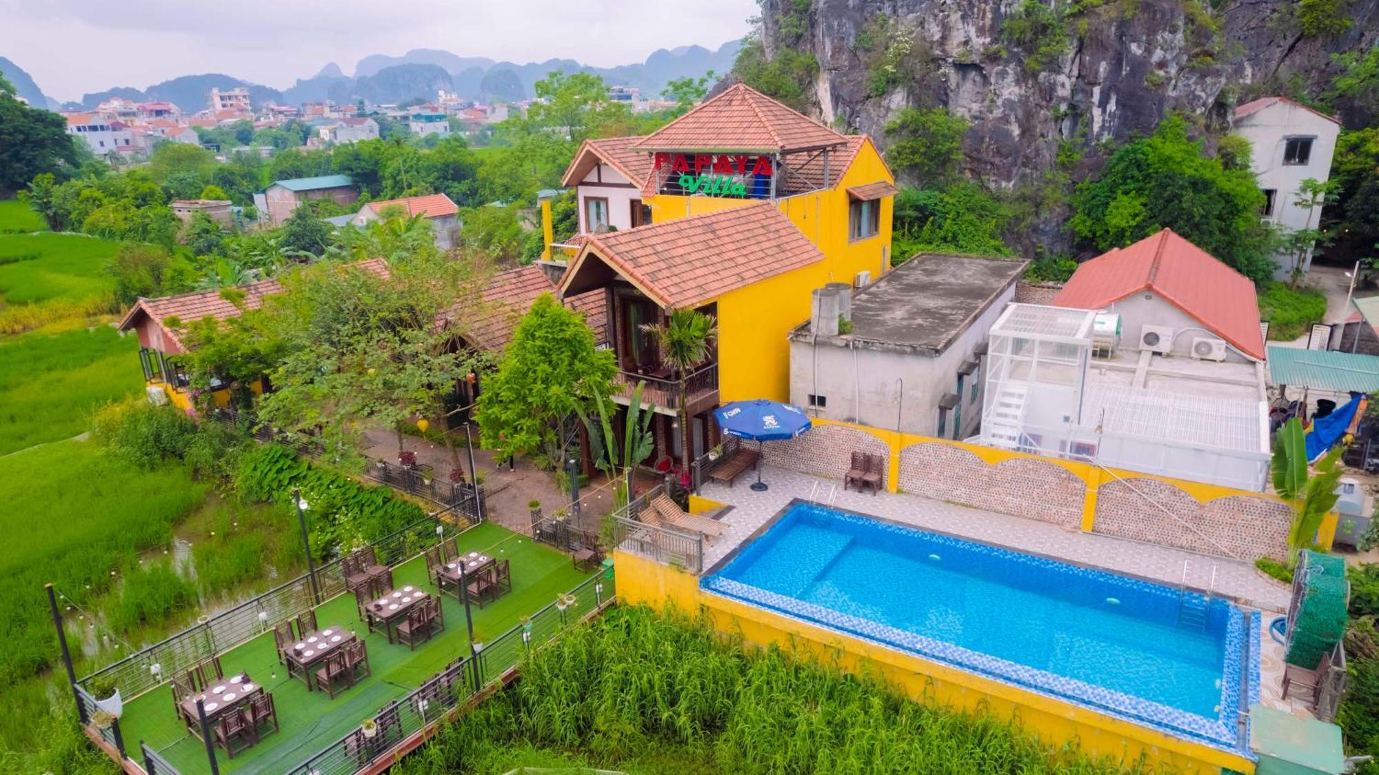 Papaya Bungalow & Rice Fields Daire Ninh Binh Dış mekan fotoğraf